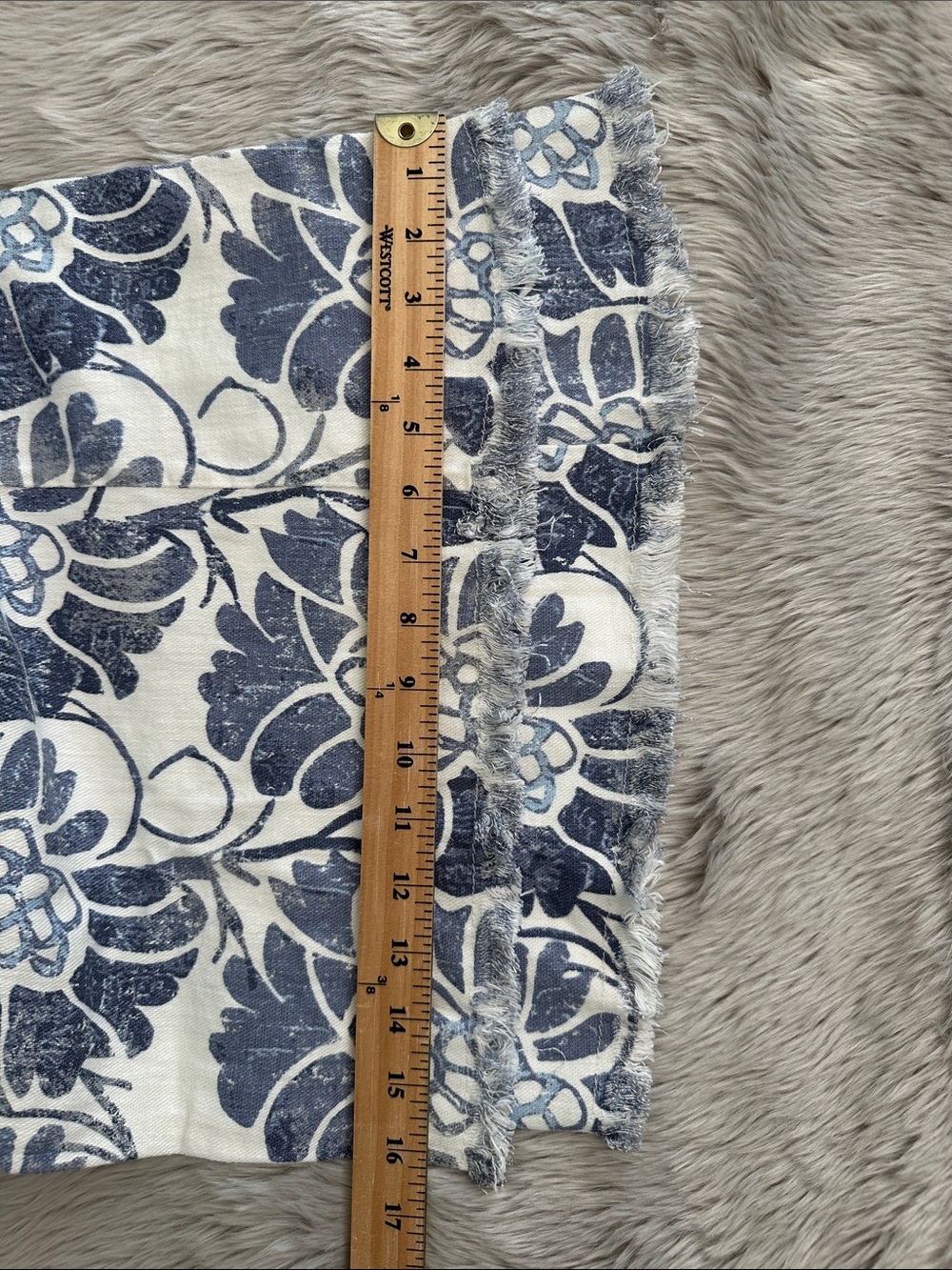 Anthropologie The Adi Floral Linen Flare Pants - Picture 7 of 10
